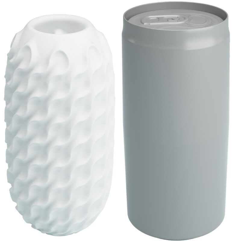 Masturbateur egg boule rotative texture picots — emballage