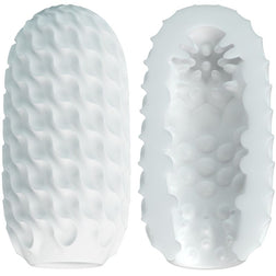 Masturbateur egg boule rotative texture picots - gros plan