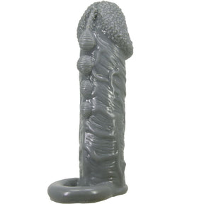 PRETTY LOVE AGRANDISSEUR DE PENIS REALISTE ET MANCHON DE RETARDEMENT GRIS