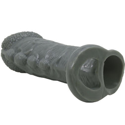 PRETTY LOVE REALISTIC PENIS ENLARGER AND GREY DELAY SLEEVE