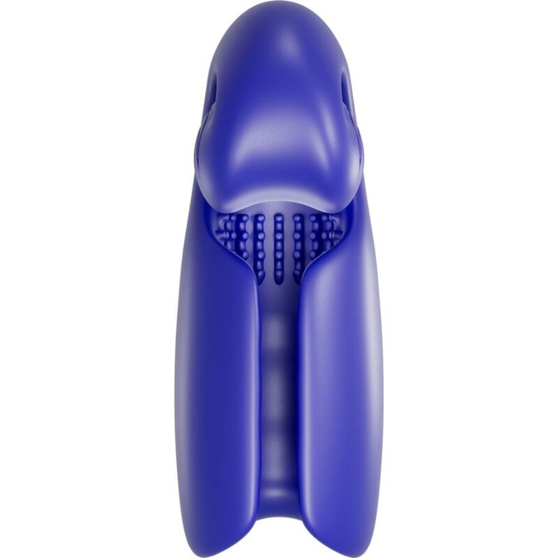Masturbateur Vibrant silicone double moteur 5 modes — vue détaillée