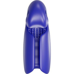 Vue intérieure de la gaine texturée du masturbateur vibrant
