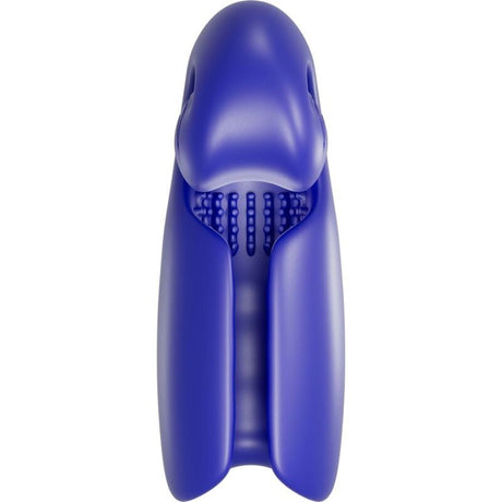 Masturbateur Vibrant silicone double moteur 5 modes — vue détaillée