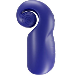 Profil du masturbateur vibrant bleu rechargeable