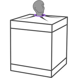 Cabine bukkake pliable, version violette — Kink Club — vue 4