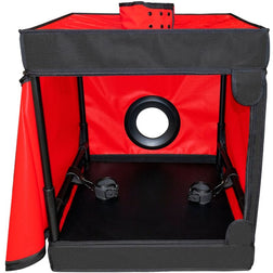Cabine bukkake pliable, version noir et rouge — Kink Club — vue 2