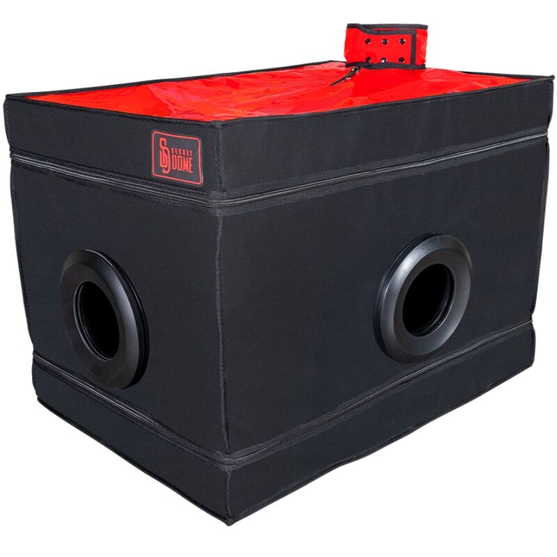 SECRET DOME KINK CLUB LA NICHE CABINE NOIR ET ROUGE