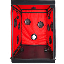 Cabine de jeu à glory holes réglables, noir et rouge — Scandale — vue 11