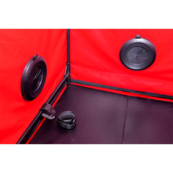 Cabine de jeu à glory holes réglables, noir et rouge — Scandale — vue 14