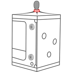 Cabine de jeu à glory holes réglables, noir et rouge — Scandale — vue 9