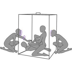 SECRET DOME KINK CLUB CABINE SCANDALE PURPLE