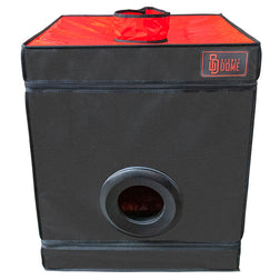 Cabine bukkake pliable, version noir et rouge — Kink Club — vue 11