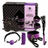SECRETPLAY BDSM SET 8PCS PURBLE NOIR