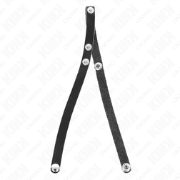Cockring cuir ajustable boutons à pression 39 cm — Snap Strap — emballage