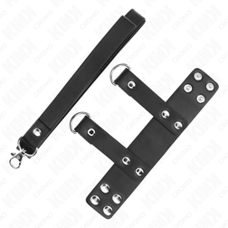 KINK ANNEAU PENIS AVEC SANGLE EN CUIR REGLABLE