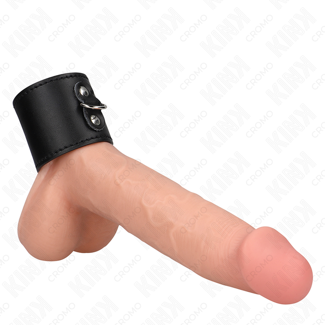 Cockring cuir très large 5 cm effet gainant — Wide Cuff · Kink Ring Power · Cockrings