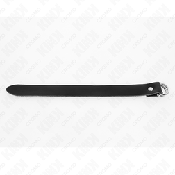 Cockring cuir classique 2 cm fermeture pression — emballage