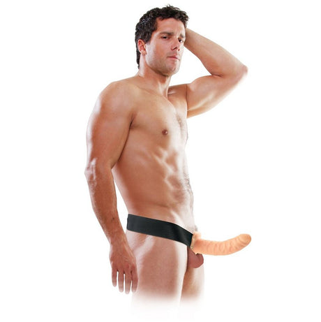 FETISH FANTASY SERIES 19 CM CREUSE SANGLE ON NATUREL