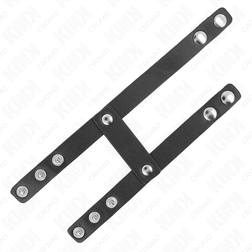 Double cockring cuir ajustable base verge et testicules — emballage