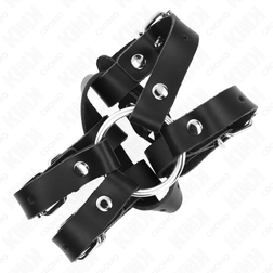 Harnais pénis cuir multi-sangles ajustable — Strap Frame — vue 3