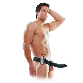 FETISH FANTASY SERIES 19 CM VIBRANT CREUX STRAP ON NOIR
