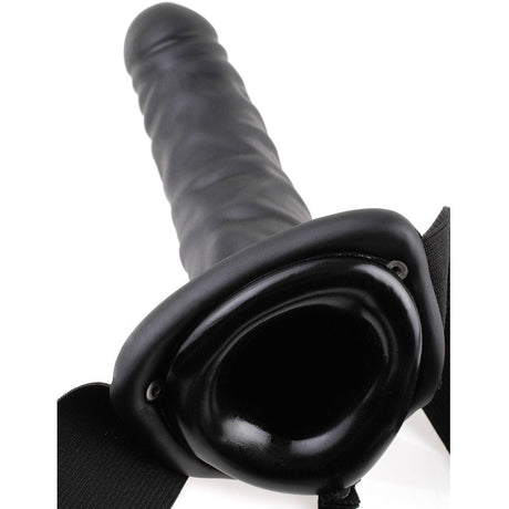 FETISH FANTASY SERIES 19 CM VIBRANT CREUX STRAP ON NOIR
