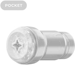 Gaine masturbation transparente cristal - Feel Cristal Kiiroo Strokers