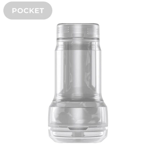 Gaine masturbation transparente cristal — vue détaillée