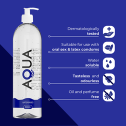 Aqua Quality Water-Based Lubricant 1000 ml