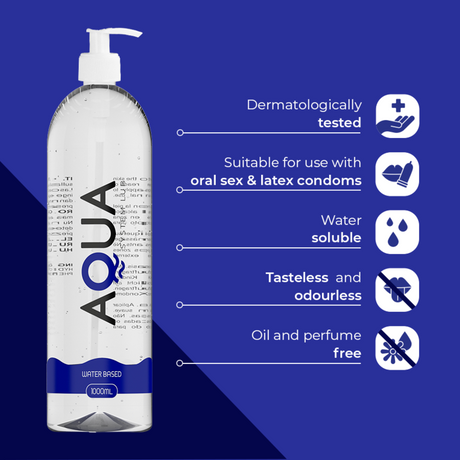 Lubrifiant Aqua Quality base eau 1000 ml