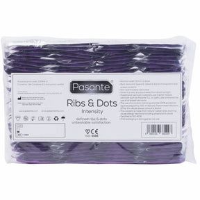 PASANTE PRESERVATIFS INTENSITE RIBS DOTS 144 UNITES