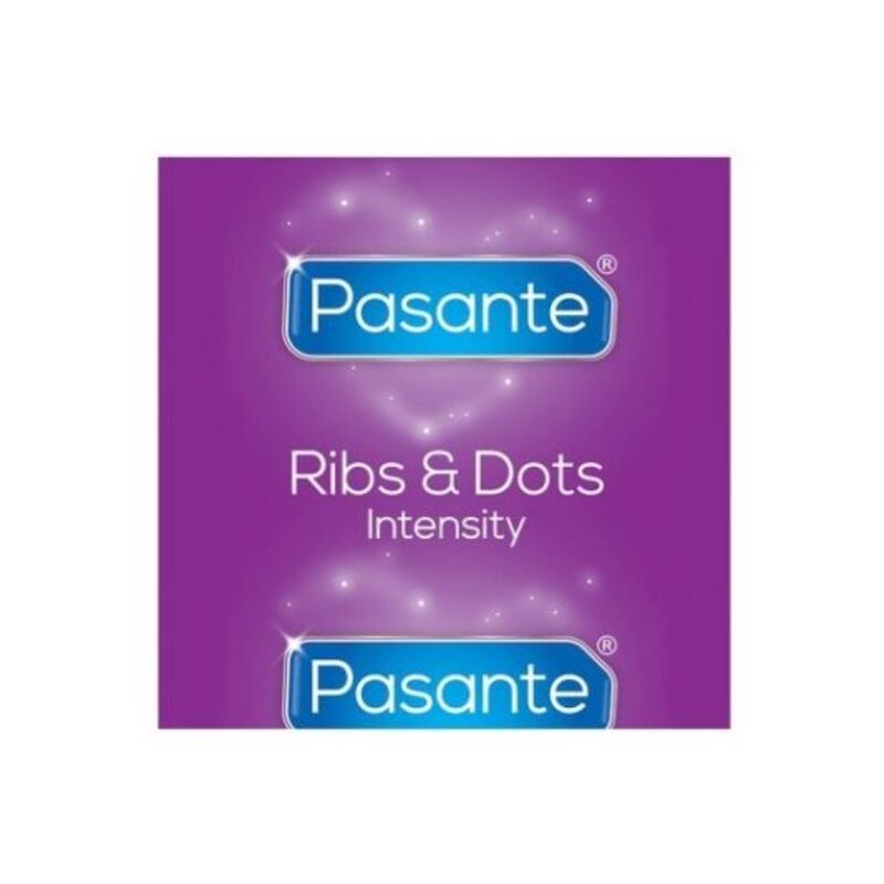 PASANTE PRESERVATIFS INTENSITE RIBS DOTS 144 UNITES