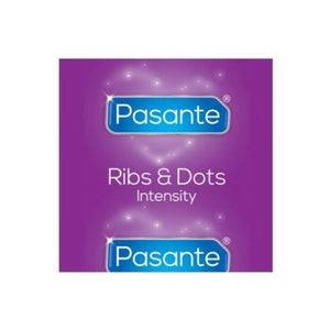 PASANTE PRESERVATIFS INTENSITE RIBS DOTS 144 UNITES