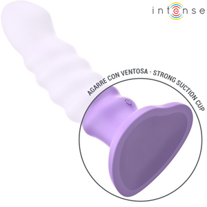 INTENSE BRENDA VIBRATEUR TAILLE M DESIGN SPIRALE 10 VIBRATIONS VIOLET TELECOMMANDE