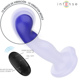 Gode vibrant courbé prostate 10 modes télécommande — Shorty