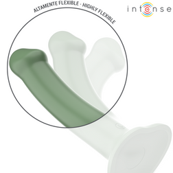 Becca Sage Green Realistic Vibrating Dildo with Suction Cup