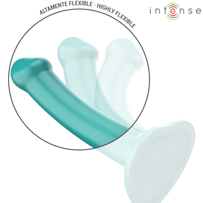 INTENSE KATIE VIBRATEUR AVEC VENTOUSE 10 VIBRATIONS TELECOMMANDE BLEUE