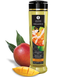 Huile de massage bio mangue 240 ml vue de face