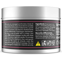 Bougie de massage au beurre de karité parfum raisin — Luxuria