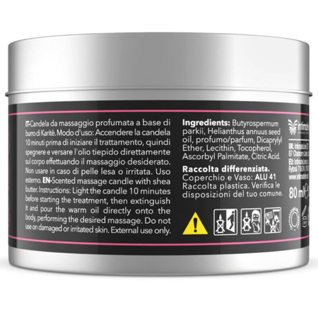 INTIMATELINE LUXURIA BOUGIE DE MASSAGE AU RAISIN