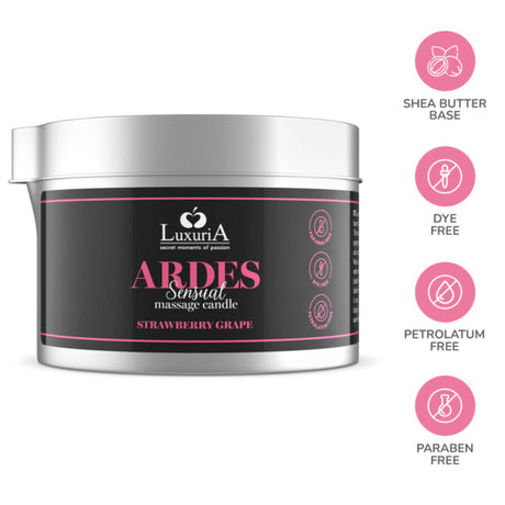 INTIMATELINE LUXURIA BOUGIE DE MASSAGE AU RAISIN