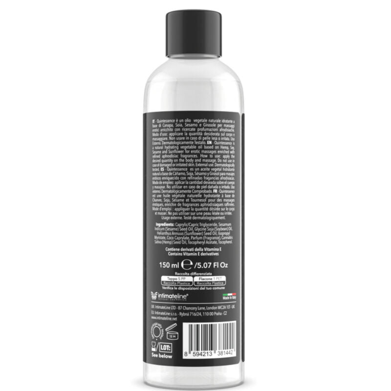 Huile de massage barbe à papa 150 ml — gros plan