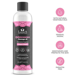 Huile de massage Sugar Cloud 150 ml — Luxuria vue de face