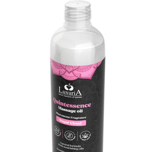 Huile de massage barbe à papa 150 ml — vue de profil