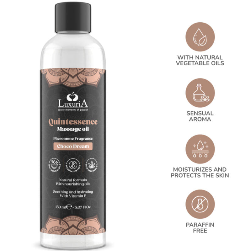 Huile de massage chocolat 150 ml — emballage