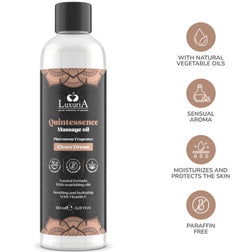 Huile de massage chocolat 150 ml — Luxuria vue de face