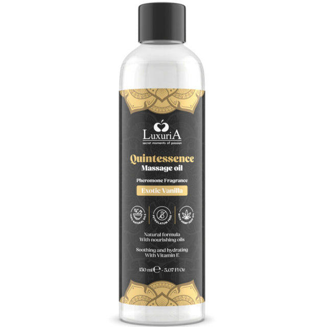 Huile de massage vanille exotique 150 ml · Intimateline · Huiles aromatisées