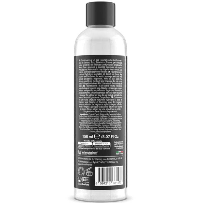 Huile de massage vanille exotique 150 ml — gros plan