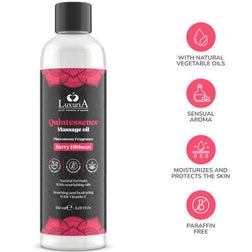 Huile de massage baies rouges 150 ml — Luxuria