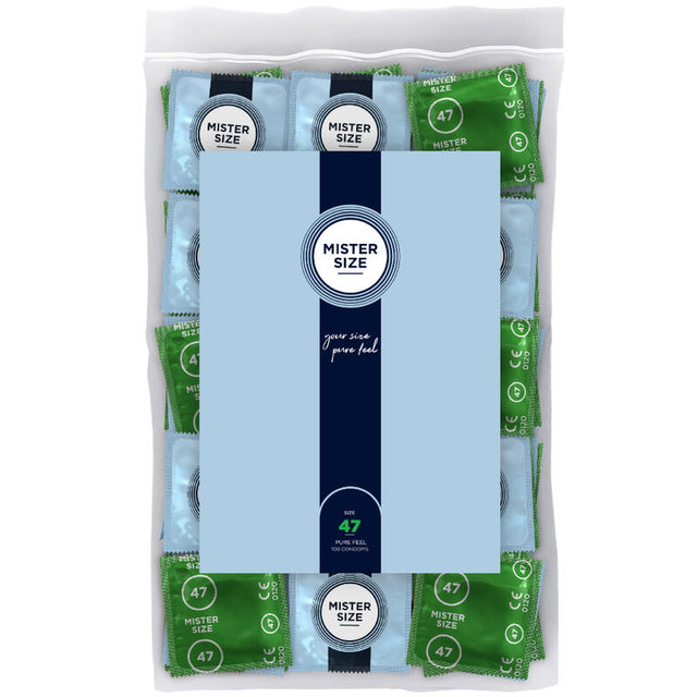 MISTER SIZE PRESERVATIF TAILLE XS 47 MM 100 UNITES
